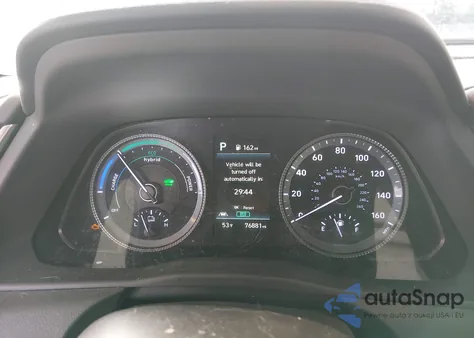 2022 Hyundai Sonata Hybrid Blue z USA, uszkodzony, nr VIN KMHL24JJ1NA045001